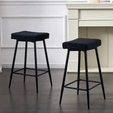 Black Color Gemm Bar Stool - All India Decor