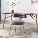 Grey Swizzy Aceent Chair - All India Decor