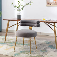 Grey Swizzy Aceent Chair - All India Decor