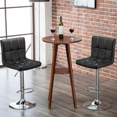 Black Color Gerrilyn Swiel Adjustable Bar Stool - All India Decor
