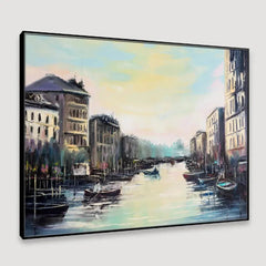 City of Canals Framed Wall Art - All India Decor