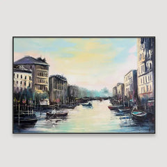 City of Canals Framed Wall Art - All India Decor