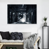 Smokey Street of New York City Framed Wall Art - All India Decor