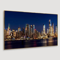 Beautiful City Lights Framed Canvas Wall Paintings/Wall Art - All India Decor
