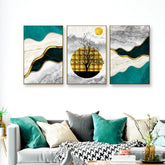 Abstract Visions Frames Set Of 3 - All India Decor