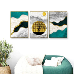 Abstract Visions Frames Set Of 3 - All India Decor