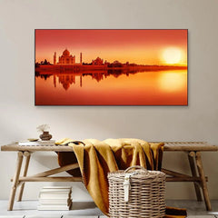 Taj Mahal - The Seven Wonder" Framed Wall Art - All India Decor