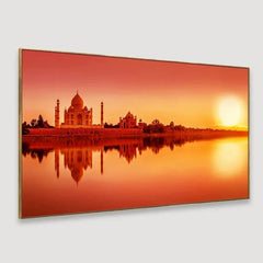 Taj Mahal - The Seven Wonder" Framed Wall Art - All India Decor