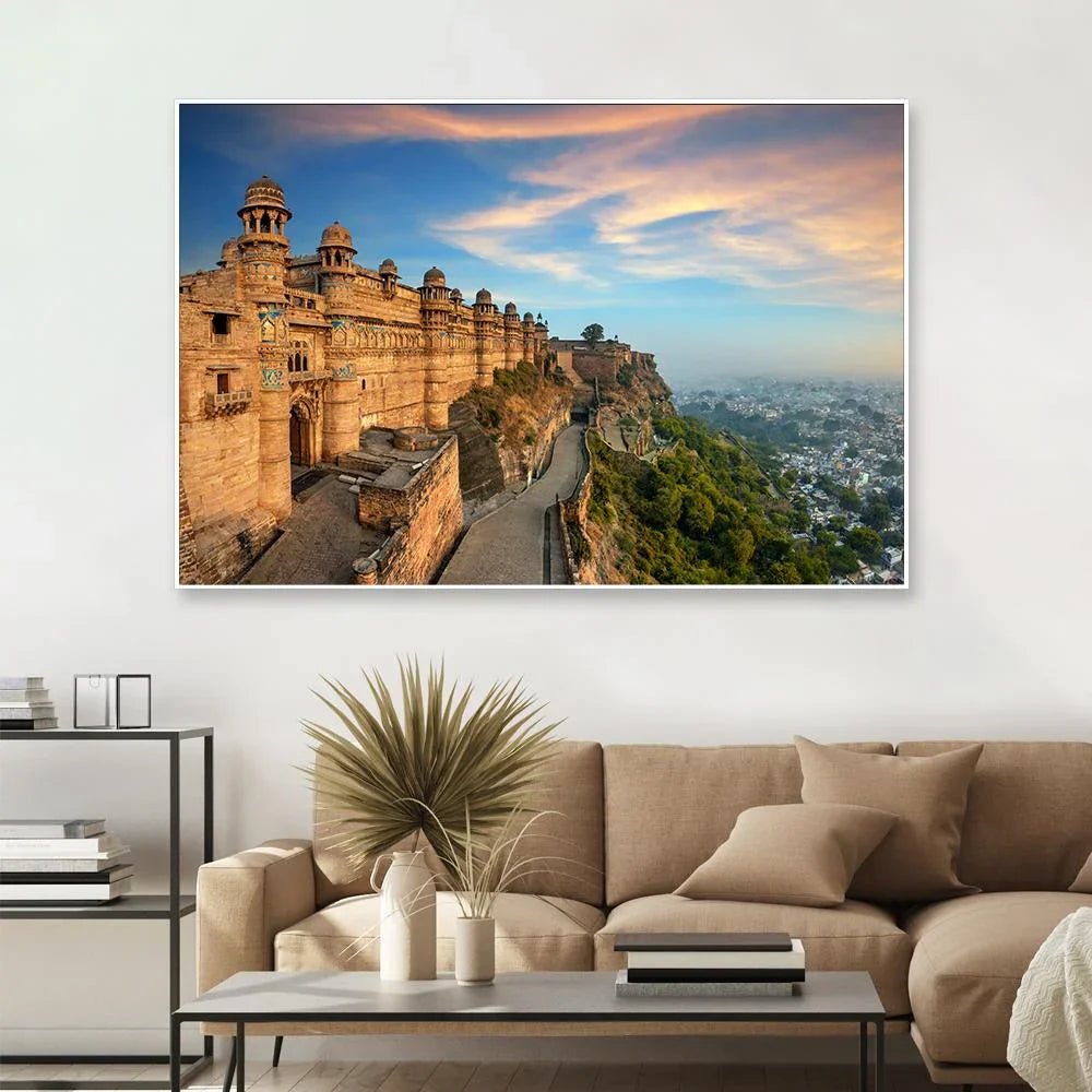 Magnificent Mughal Architecture Framed Wall Art - All India Decor