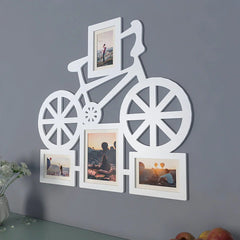 Playful Bicycle Hanging Photo Frame - Available in 4 colors - All India Decor