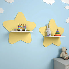 Star Wooden Wall Shelf for Kids - All India Decor