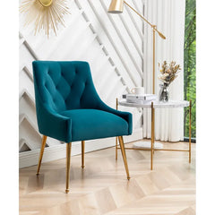 Teal Asul Accent Chair - All India Decor