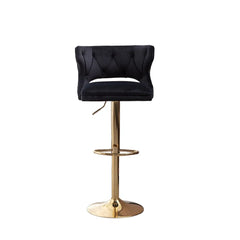 Black Verona Bar Stool - All India Decor