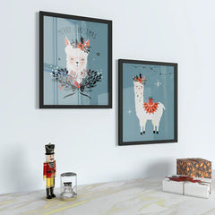 Snowy Christmas Framed Wall Art Set of 2 - All India Decor