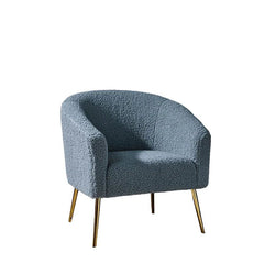 Blue Herrin Accent Chair - All India Decor