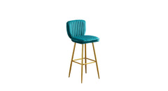Teal Color Rafael Bar Stool - All India Decor