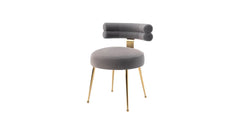 Grey Swizzy Aceent Chair - All India Decor