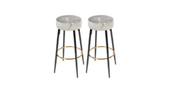 Grey Color Nahman Bar Stool - All India Decor