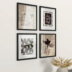 Live Love Laugh Framed Wall Art Set of 4 - All India Decor