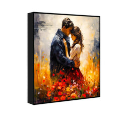 An Artwork Portraying the Unconditional Love Between Friends Love Canvas Wall Paintings & Arts - All India Decor