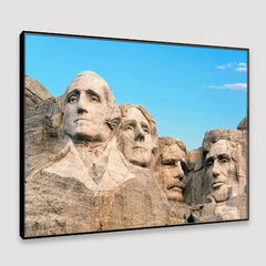 Mt. Rushmore Framed Wall Art, Beautiful Canvas Wall Paintings - All India Decor