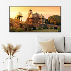 Ancient Temple Khajuraho Framed Wall art - All India Decor