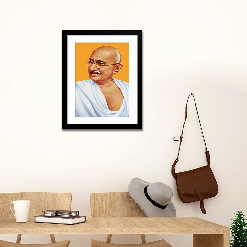 Beautiful Mahatma Gandhi Framed Wall Paintings & Wall Art - All India Decor