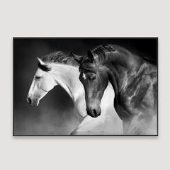 Majestic Stallions Framed Wall art - All India Decor