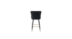 Black Color Nolen Bar Stool - All India Decor