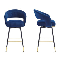 Blue Mixoy Bar Stool - All India Decor