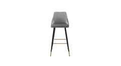 Grey Color Davan Bar Stool - All India Decor