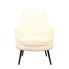 White Bertita Accnet Chair - All India Decor