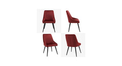 Red Nico Side Chair - All India Decor