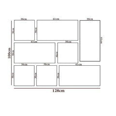 Cheerful Family Collage Photo Wall Frame Set of 8 - All India Decor