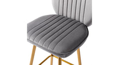 Gray Color Rafael Bar Stool - All India Decor