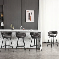 Charchol Grey Presley Bar Stool - All India Decor