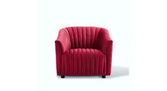 Red Latonia Accent Chair - All India Decor