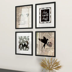 Live Love Laugh Framed Wall Art Set of 4 - All India Decor