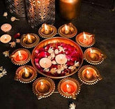 Golden Decorative Urli Bowl - All India Decor