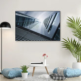 Underside panoramic Skyscrapers Framed Wall Art - All India Decor