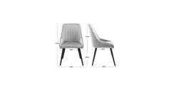Grey Nico Side Chair - All India Decor