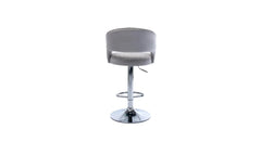 Grey Color Dee Swiel Adjustable Bar Stool - All India Decor