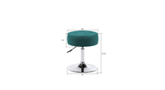 Green Color Deria Vanity Stool - All India Decor