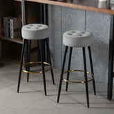 Grey Color Ceazar Counter Stool - All India Decor