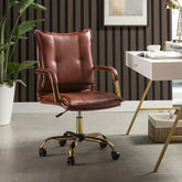 Brown Marlon Task Chair - All India Decor