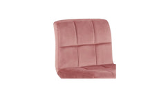 Pink Color Neo Swiel Adjustable Bar Stool - All India Decor