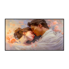 Beautiful couple in love Canvas Wall Paintings & Arts - All India Decor