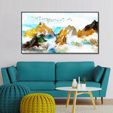 Beautiful Premium Design Mountain Wall Painting & Art - All India Decor