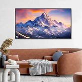 Panoramic Mountains Landscape Canvas Printed Wall Paintings & Arts - All India Decor