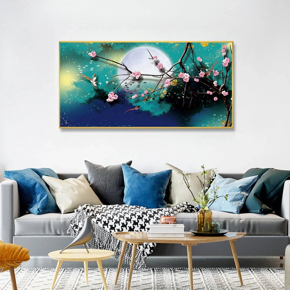 Magical Moon Canvas Framed Wall Art - All India Decor